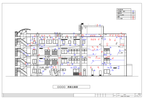 熊本県熊本市西区　劣化図作成