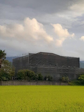 福岡県糸島市某住宅　修繕用足場