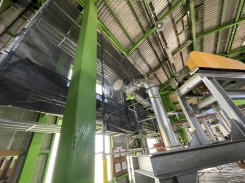福岡県北九州市某工場　内部工事用足場